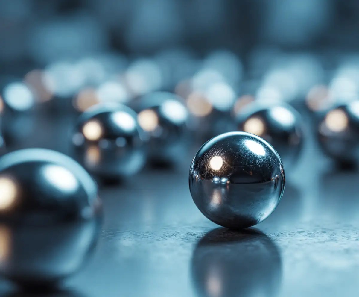 Close-up of bearings